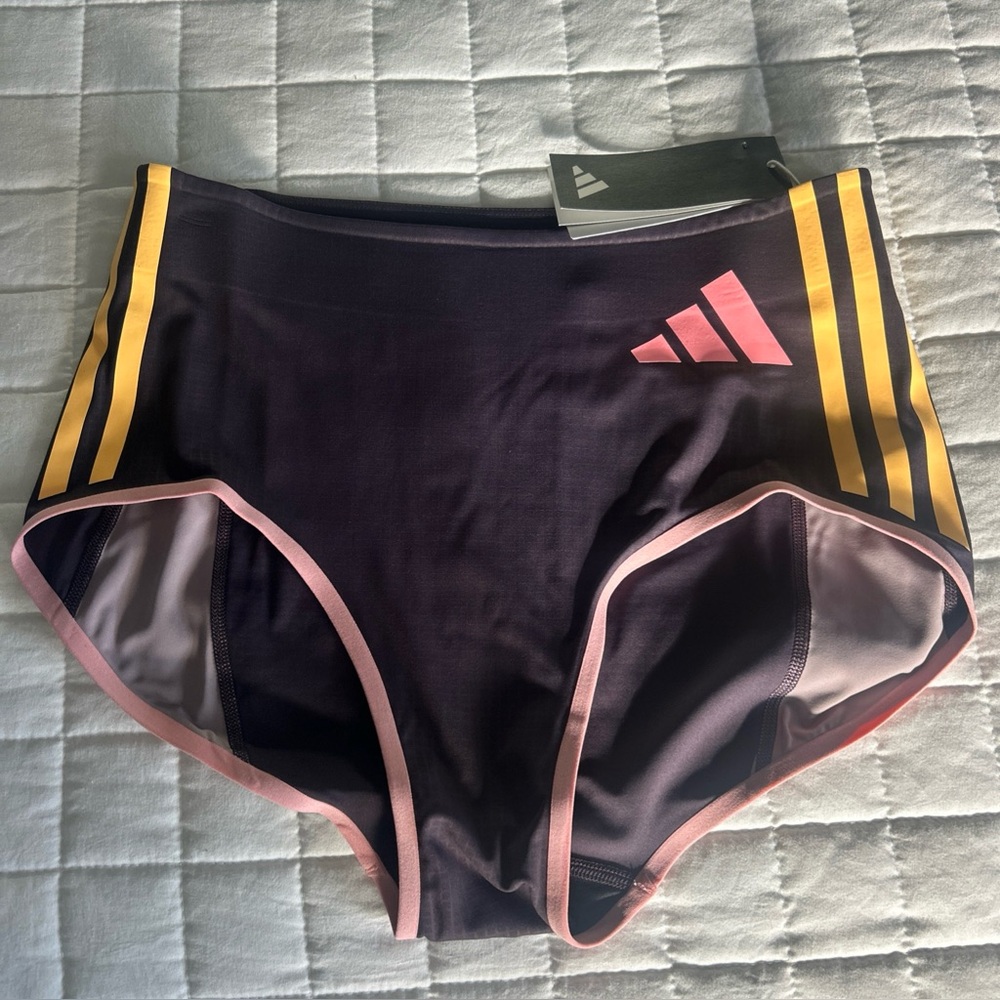 NWT Adidas Adizero #IN1195 Promo Distance Sprint Brief Running Short SZ MED $120